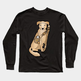 Golden Retriever Cleric | Fantasy DND Dog Long Sleeve T-Shirt